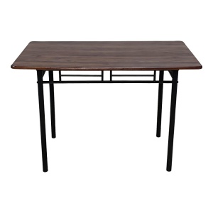 Set masa si scaune dining 5 buc. Roza, Nuc, 110x60x90 cm - Img 4
