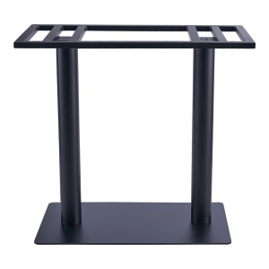 Suport blat masa, Soign, Negru, 40x80x90 cm - Img 2
