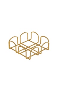 Suport de servetele CM-040 Auriu 7x20x20cm cm - Img 7
