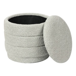 Taburet cu depozitare, Bettia, Mint, 41x41x38.5 cm - Img 2