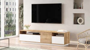 Έπιπλο TV FR5 Athlantic Pine-Λευκό - Img 3