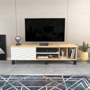 Έπιπλο TV Olyo-Sapphire, Λευκό