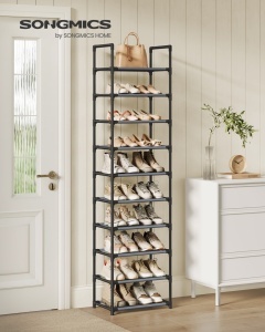Αρθρωτή παπουτσοθήκη Songmics Γκρι 45x28x173 cm