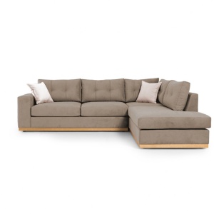Αριστερός Γωνιακός Καναπές Boston Mocha - Κρεμ - Natural 280x225x95 cm - Img 2