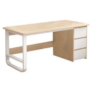 Γραφείο με συρτάρι Salto MDF φυσικό 120x48x74 cm