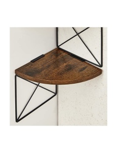 Γωνιακό ράφι, Vasagle, LLS851B01, Rustic Καφέ, 20 x 20 x 127 cm - Img 6