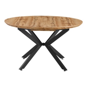 Επεκτεινόμενο τραπέζι Edina, Pako World, MDF, Sonoma, 130-170x130x75 cm - Img 4