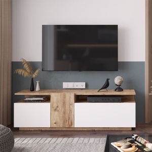Έπιπλο TV Elana Sonoma-Λευκό 150x29.5x46.3cm - Img 3