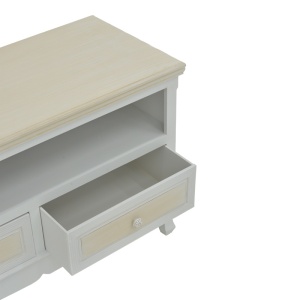 Έπιπλο TV Joliene Pako World Λευκό 100x42x61 cm - Img 6