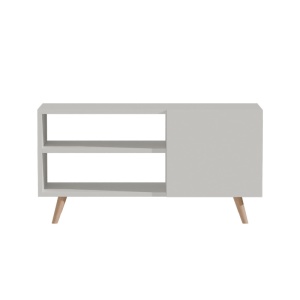 Έπιπλο TV Orianne λευκή μελαμίνη-Φυσικό 90x32x46 cm - Img 3