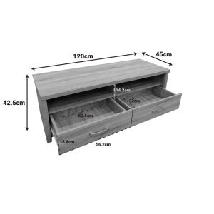 Έπιπλο TV Podizor Καφέ 120x45x42.5 cm - Img 5
