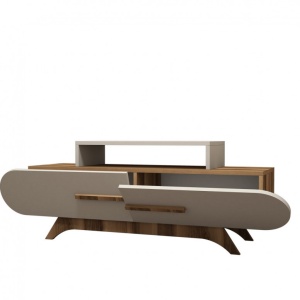 Έπιπλο TV Rose Walnut-Cream - Img 4