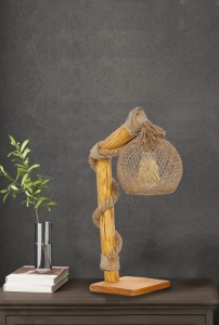 Επιτραπέζιο φωτιστικό Canata Natural 24x24x50 cm