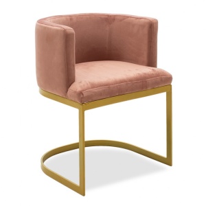 Καρέκλα Viv Dry Rose - Gold