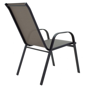Καρέκλα κήπου chair Μαύρο - Γκρι - Img 2