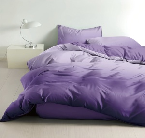 Κλινοσκεπάσματα με Λάστιχο 180x200 Rainbow Lavender 4 Τεμάχια (Finet)