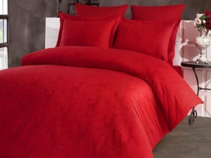 Κλινοσκεπάσματα Rosella Κόκκινο (Σατέν Deluxe)