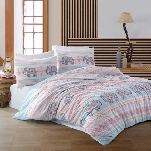 Κλινοσκεπάσματα Sydney Blue (Βαμβάκι 100%)