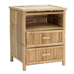 Κομοδίνο Ofra Bamboo 56x46x69 cm