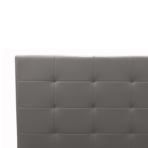 Κρεβάτι διπλό Roi από οικολογικό δέρμα PU με αποθηκευτικό χώρο γκρι ματ 173x219x110 cm 160x200 - Img 6