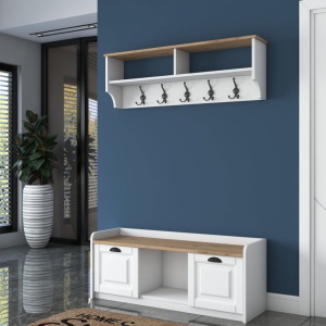 Κρεμάστρα Εισόδου P2 - 1636 - Walnut - Img 2