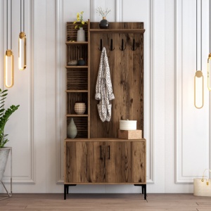 Κρεμάστρα Εισόδου Viyana D - Walnut