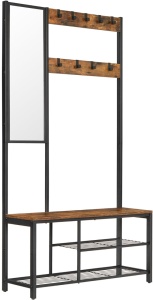 Κρεμάστρα Vasagle Καφέ 98x36x185 cm