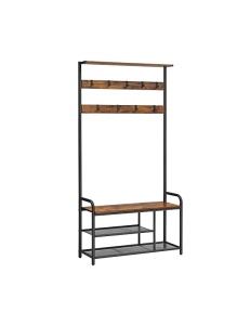 Κρεμάστρα Vasagle, Ρουστίκ Καφέ, HSR409B01, 85 x 30 x 180.5 cm