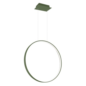 Κρεμαστό φωτιστικό LED Rio 55, Λαδί, 4000K, 55x16x150 cm