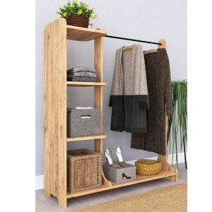 Κρεμάστρα Εισόδου Renesme Walnut 106x35x128 cm - Img 3