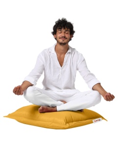 Μαξιλάρι κήπου Cushion Pouf Κίτρινο 15x70x70 cm - Img 2