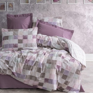 Μονά Κλινοσκεπάσματα Καφέ Rose με λάστιχο 100x200 (Βαμβάκι 100%)