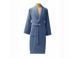 Μπουρνούζι, Unisex, Soft Μπλε, Διάφορα Μεγέθη (Βαμβάκι 100%)