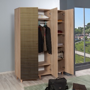 Ντουλάπα MODE-220 Sonoma Oak - Img 3