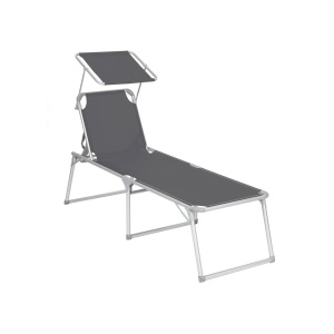 Ξαπλώστρα Songmics Γκρι 65x200x48 cm
