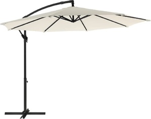 Ομπρέλα σκίασης, Songmics, 300 cm, UPF 50+, Μπεζ
