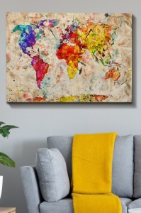 Πίνακας καμβά Πολύχρωμος 70x100 cm