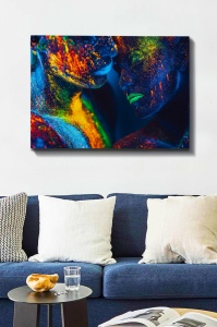 Πίνακας καμβά Πολύχρωμος 70x100 cm