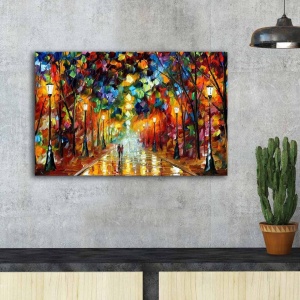 Πίνακας καμβά FAMOUSART-073 Πολύχρωμο 45x70 cm