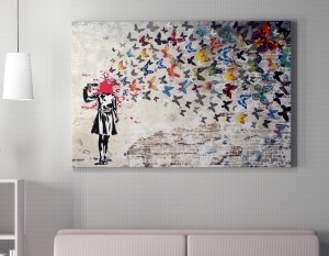 Πίνακας καμβά WY51 Πολύχρωμο 50x70x0.2 cm