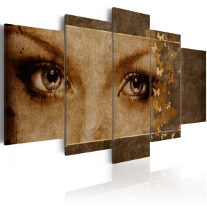 Πίνακας - Eyes like butterflies 200x100 cm
