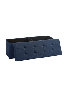 Παγκάκι Αποθήκευσης Songmics, 300 kg, LSF7IN, Μπλε, 110 x 38 x 38 cm