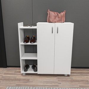 Παπουτσοθήκη Asus Λευκό 90x95x29.6 cm