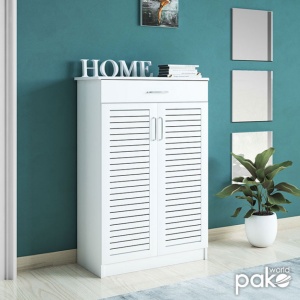 Παπουτσοθήκη Sante 20 Ζευγάρια Λευκό 80x37x123 cm - Img 2