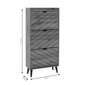 Παπουτσοθήκη Thelma 9 Ζευγάρια sonoma 60x23.8x131.6 cm - Img 7