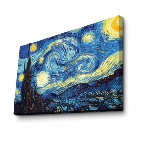 Πίνακας καμβά FAMOUSART-052 Πολύχρωμο 70x100x3 cm - Img 3