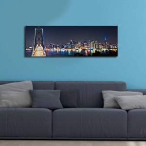 Πίνακας με LED 3090İACT Πολύχρωμο 30x90x3 cm - Img 2