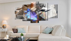 Πίνακας - Abstract Cubes 100x50 cm - Img 2