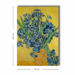 Πίνακας Bright Blaze Πολύχρωμο 70x100 cm - Img 3