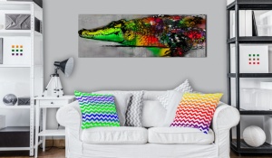 Πίνακας - Colourful Beast 120x40 cm - Img 2